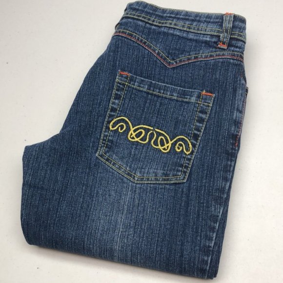 LIKE NEW VINTAGE 725 ORIGINALS FLARE BOOT JEANS 7/29x32 ⭐️ - Picture 1 of 13